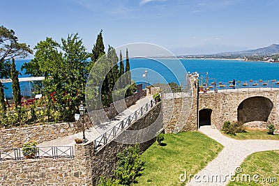 Agropoli Castello Angioino Aragonese a Salerno Stock Photo